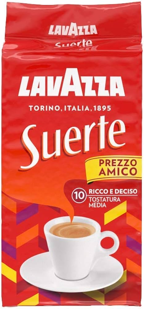 LAVAZZA CAFFE SUERTE GR:250 X 4