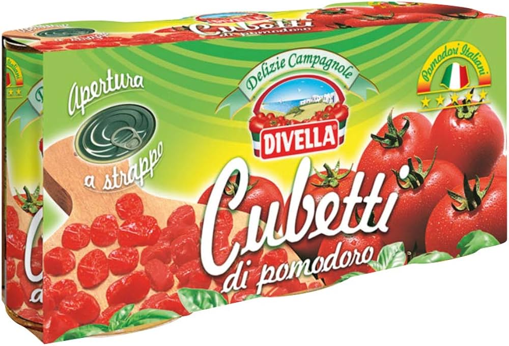 DIVELLA POMODORI A CUBETTI GR:400X3