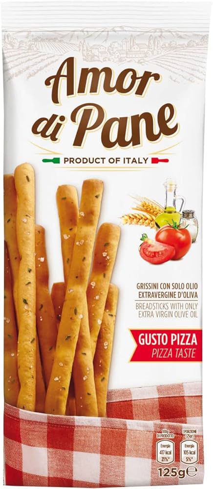 AMOR DI PANE GRISSINI PIZZA 125GR