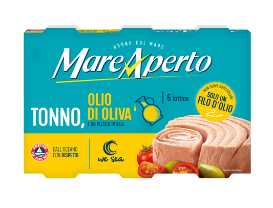 MARE APERTO TONNO CON SOLO UN FILO DI OLIVA PZ 8 X GR:60