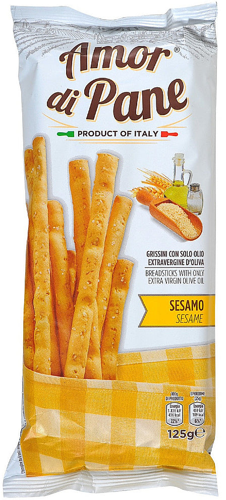AMOR DI PANE GRISSINI SESAMO 125GR