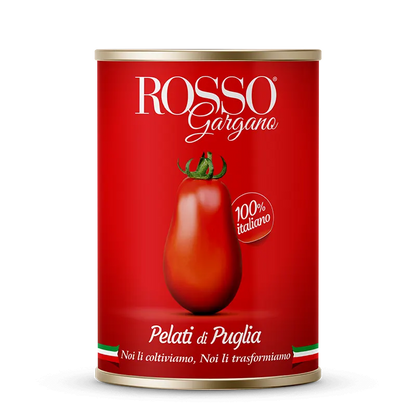 ROSSO GARGANO POMODORI PELATI Gr.400