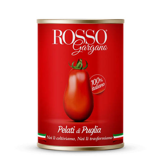 ROSSO GARGANO POMODORI PELATI Gr.400